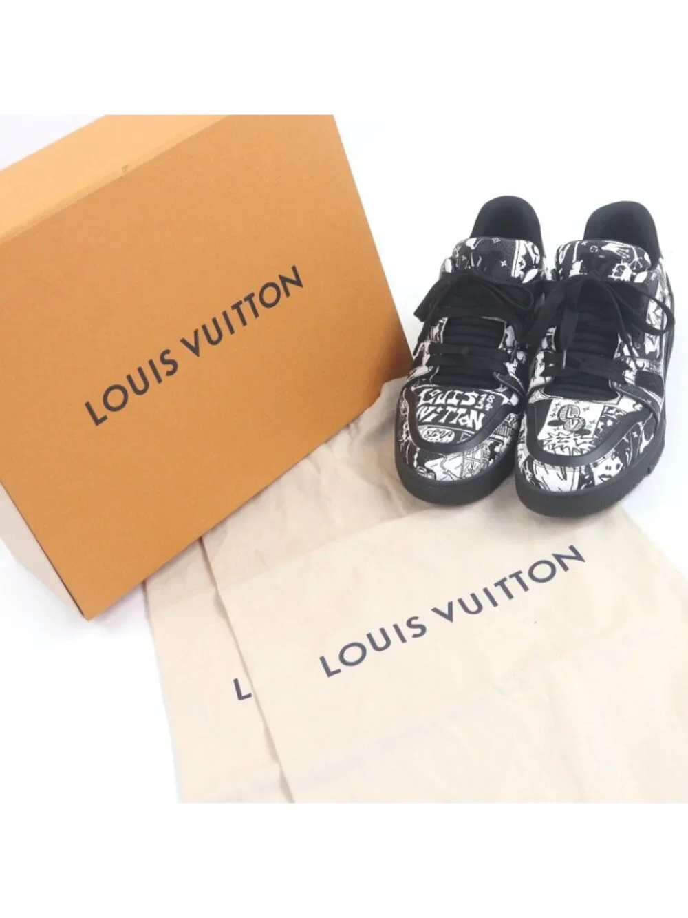 Louis Vuitton 2022 Trainer Line Comic Pattern - Picture 2 of 9